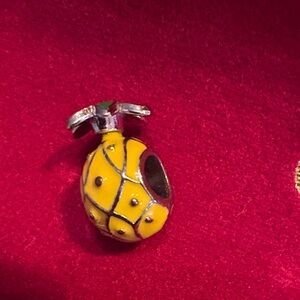 Yellow Pineapple Charm